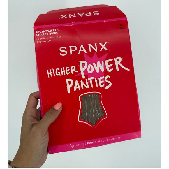 SPANX NIB Higher Power Panties Sz Small in Cafe Au Lait - Picture 1 of 4
